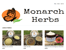 Tablet Screenshot of monarchherbs.com